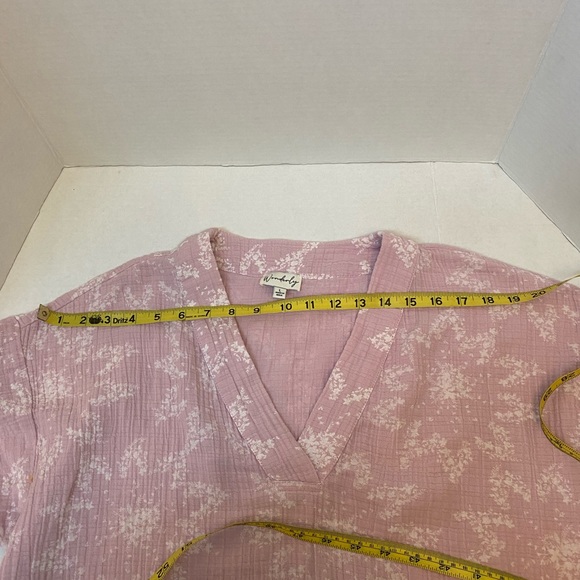 Day Dress by Waverly Pink violet with white flowers - Picture 7 of 9